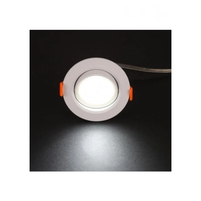 Cata 5W Cob LED Downlıght Armatür Beyaz Gövde Beyaz Işık CT-5204-B