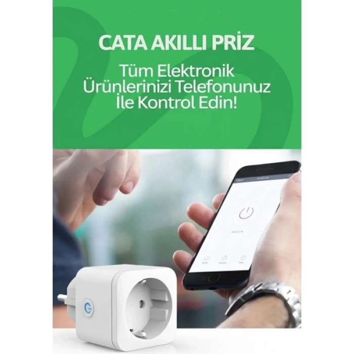 CATA CT-4010 Akıllı Wifi Priz Uzaktan Kontrol