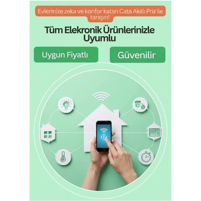 CATA CT-4010 Akıllı Wifi Priz Uzaktan Kontrol