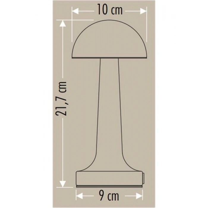Cata CT-8430 Lızbon Dokunmatik Masa Lambası 3 Renk Bronz