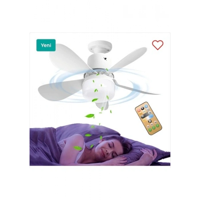 Cata Lodos Fan 62W Kumandalı LED Ampul Dimmerli CT-1154