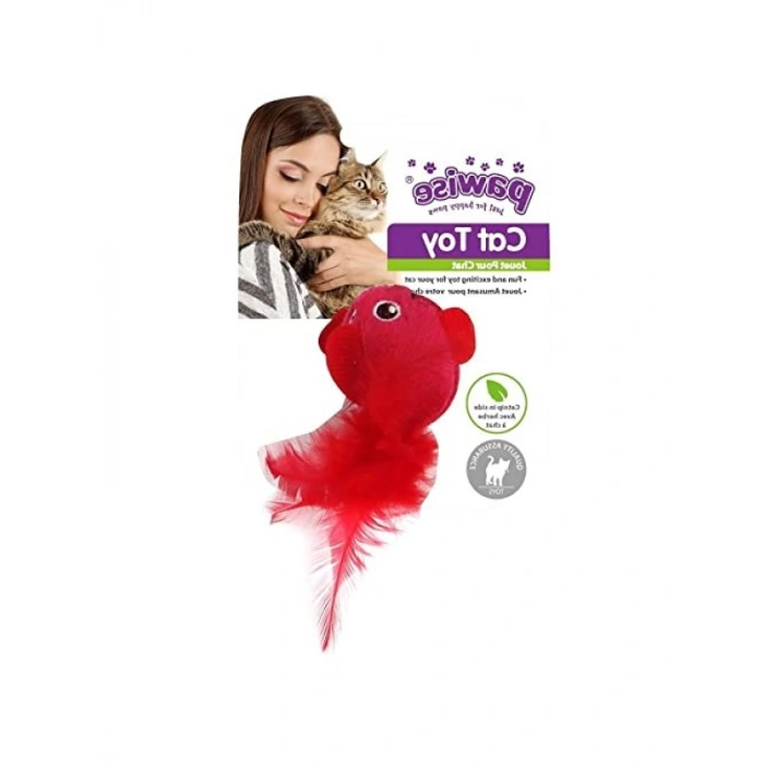 Catnipli Peluş Kedi Oyuncağı - 12 cm Uzunluk