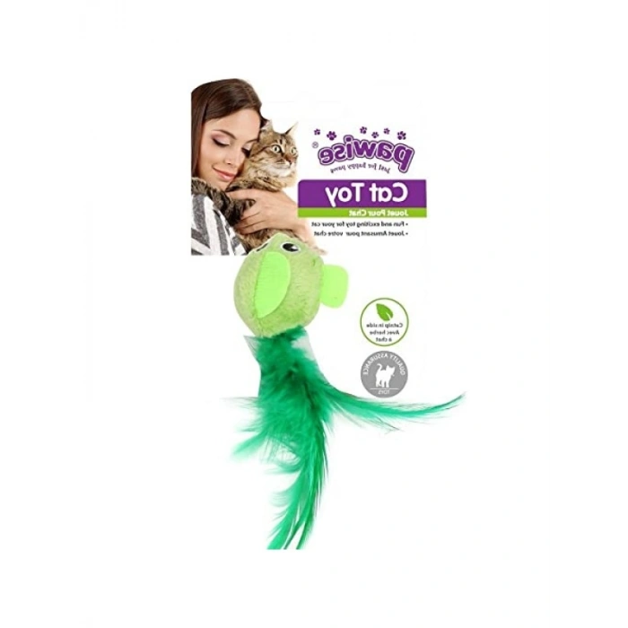 Catnipli Peluş Kedi Oyuncağı - 12 cm Uzunluk