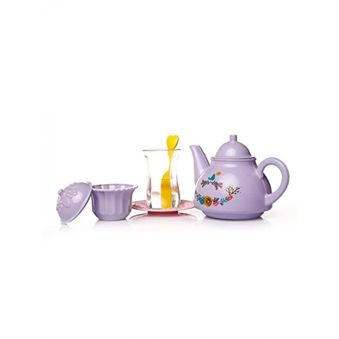 Çay Vakti Kartelası - İnce Belli Çay Seti