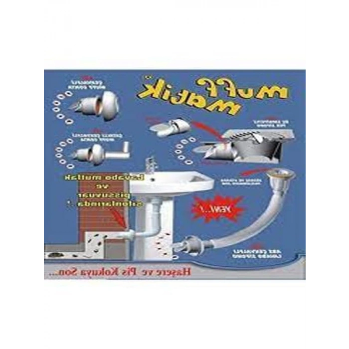 Çekvalfli Adaptör Conta - Ø50 Lavabo ve Evye Gideri İçin