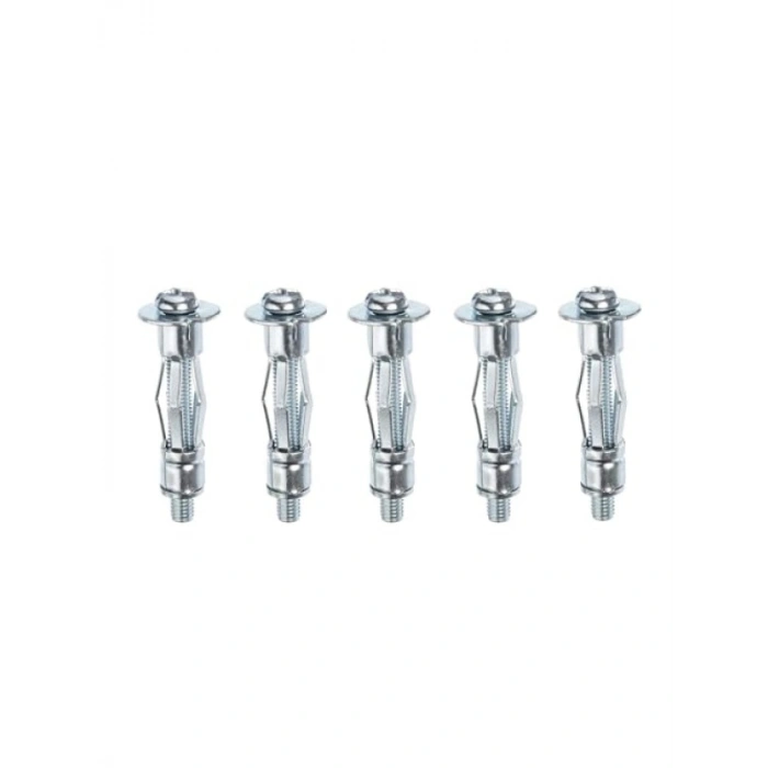 Çelik Alçıpan ve Boşluk Dübel Seti, 3 x 46 mm, 5 Adet