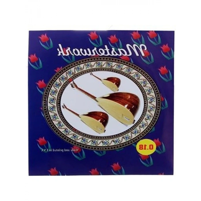 Çelik Bağlama Teli Seti, 0.18 Kalınlık, 5 Takım