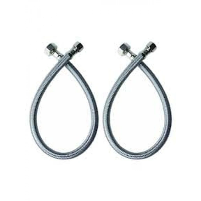 Çelik Klozet Bağlantı Flex Hortumu, 50 cm, 2 Adet