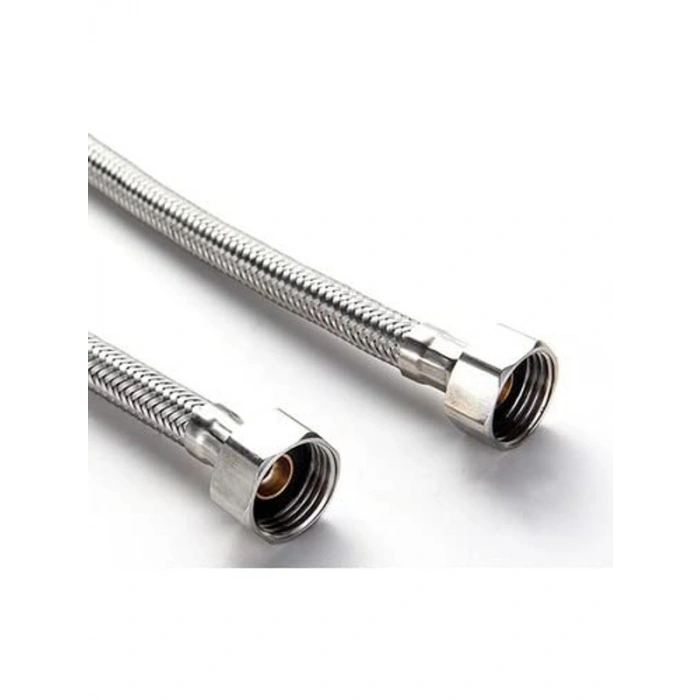 Çelik Klozet Bağlantı Flex Hortumu, 50 cm, 2 Adet