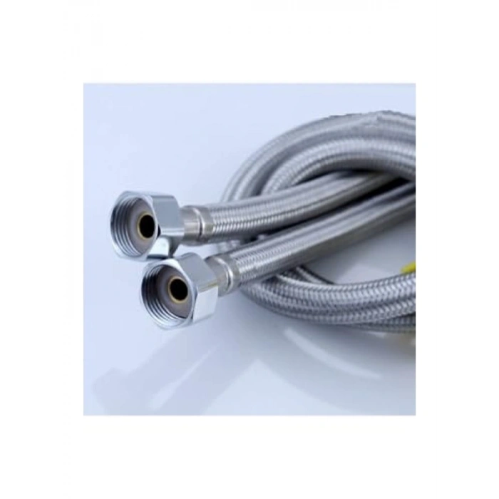 Çelik Klozet Bağlantı Hortumu - 3/8x3/8, 30 cm, 2 Adet