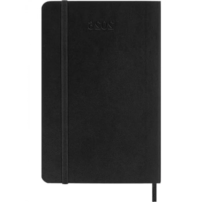 Cep Boy Yumuşak Kapak Aylık Ajanda, 12 Ay, Siyah