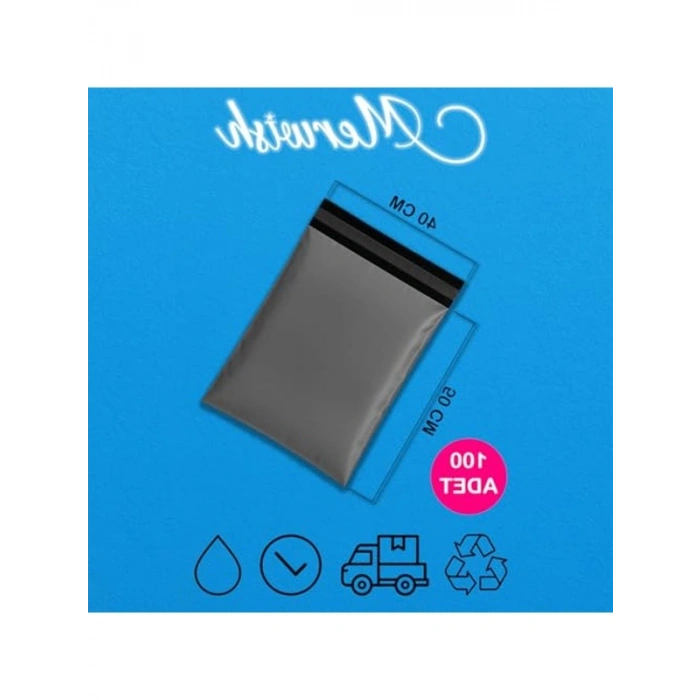 Cepsiz Kargo Poşeti, 100 Adet, Dayanıklı ve Ekonomik