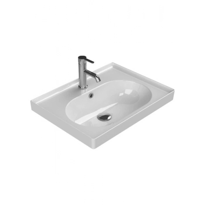 Cerastyle Turkuaz Arya Etajerli Lavabo 60*45 cm