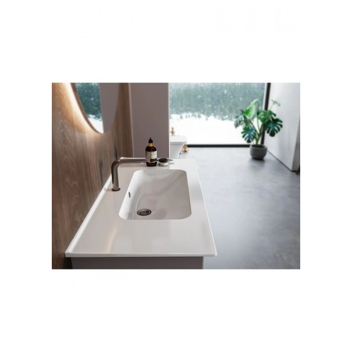 Cerastyle Turkuaz Blue Etajerli Lavabo 80*47 cm