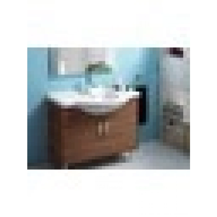 Cerastyle Turkuaz Nil Etajerli Lavabo 75*50 cm