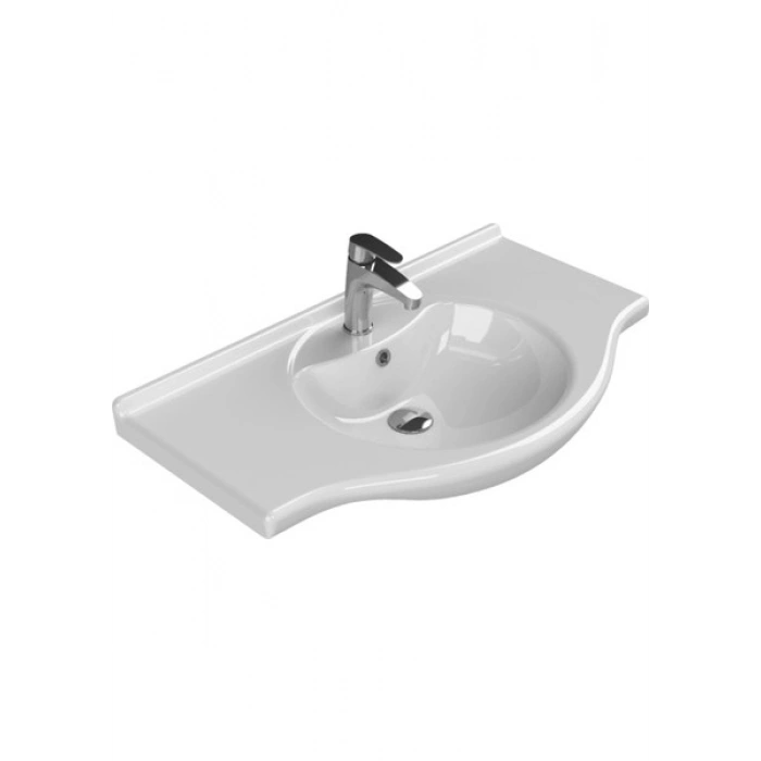 Cerastyle Turkuaz Nil Etajerli Lavabo 85*50 cm