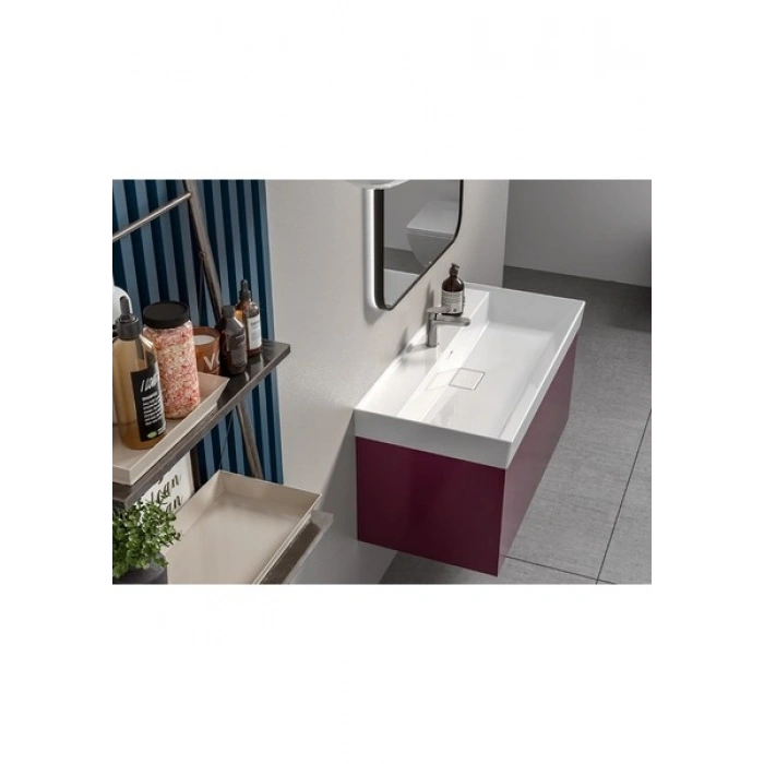 Cerastyle Turkuaz Sharp Etajerli Lavabo 60*48 cm