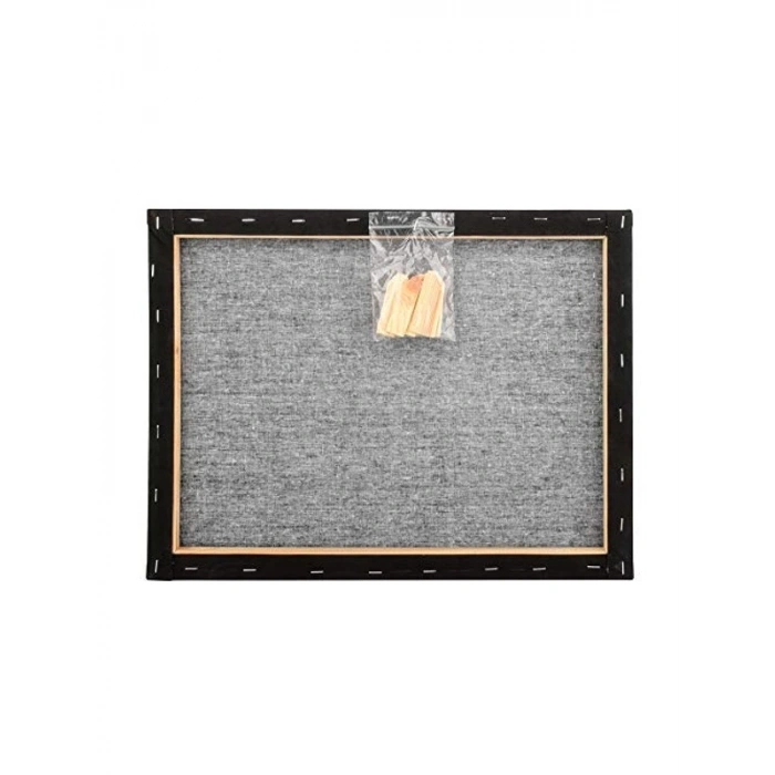 Çerçeveli Siyah Tuval Seti, %100 Pamuk, 5 Adet 30x40 cm