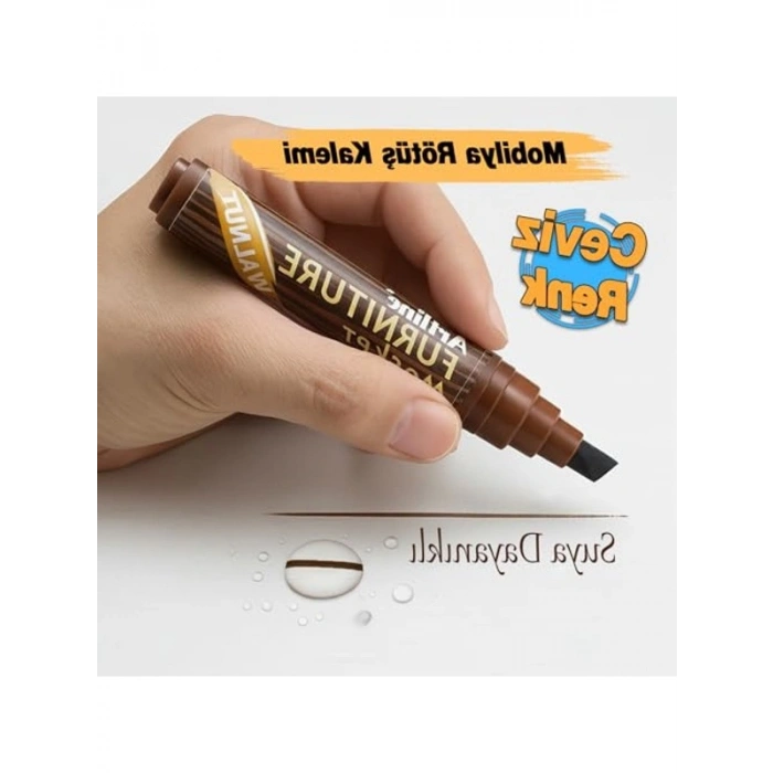 Ceviz Renk Rötuş Kalemi, Ahşap ve Parke için