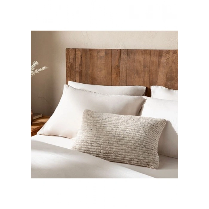 Chakra Bambu Nadıa Çift Kişilik Nevresim Seti 200x220 cm Bej