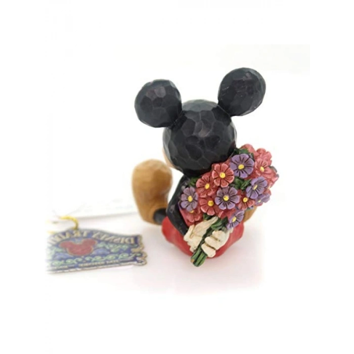 Çiçek Desenli El Yapımı Figür - 5 x 5,5 x 7 cm