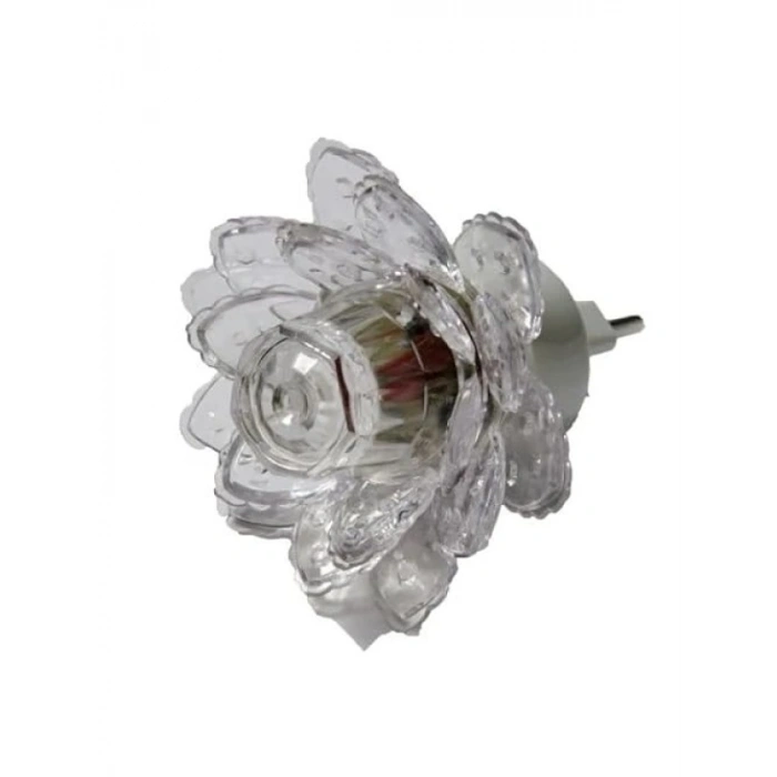 Çiçek Şekilli Gece Lambası, Anahtarlı LED