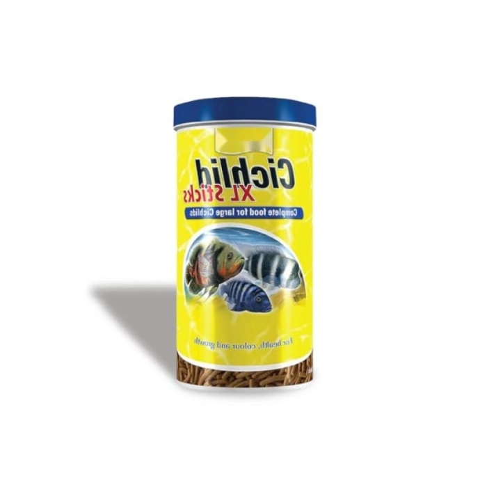 Cichlid Balıkları için XL Sticks Yem, 1 Litre