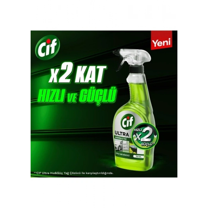 Cif Cıf Ultra Sprey Anında Etkı 750ML Kır&yag