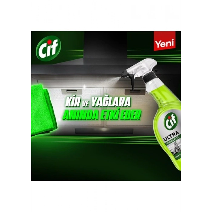 Cif Cıf Ultra Sprey Anında Etkı 750ML Kır&yag