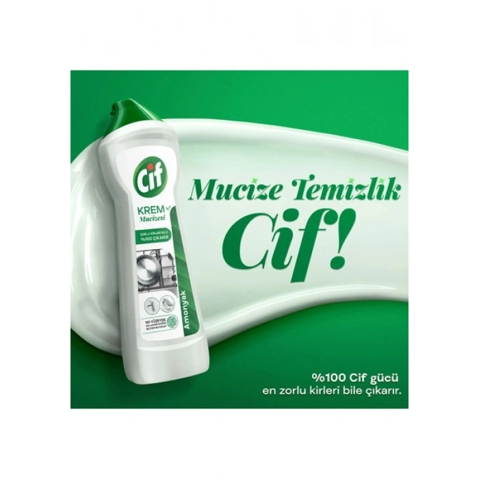 Cif Krem Mucize Yüzey Temizleyici Amonyak 750 ml
