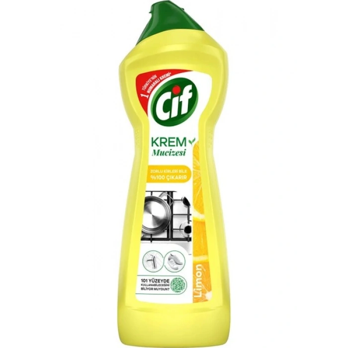 Cif Krem Mucize Yüzey Temizleyici Limon 750 ml
