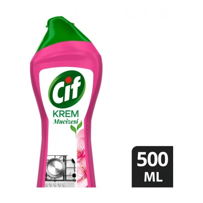 Cif Krem Mucizesi Sakura Parfümlü Yüzey Temizleyici 500 ml