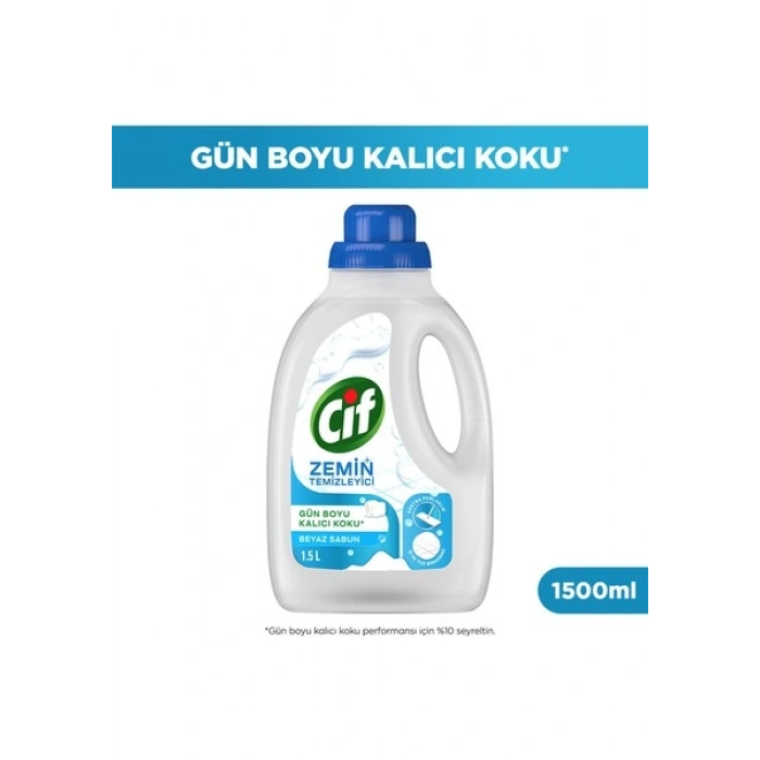Cif Zemin Temizleyici Beyaz Sabun 1500 ml
