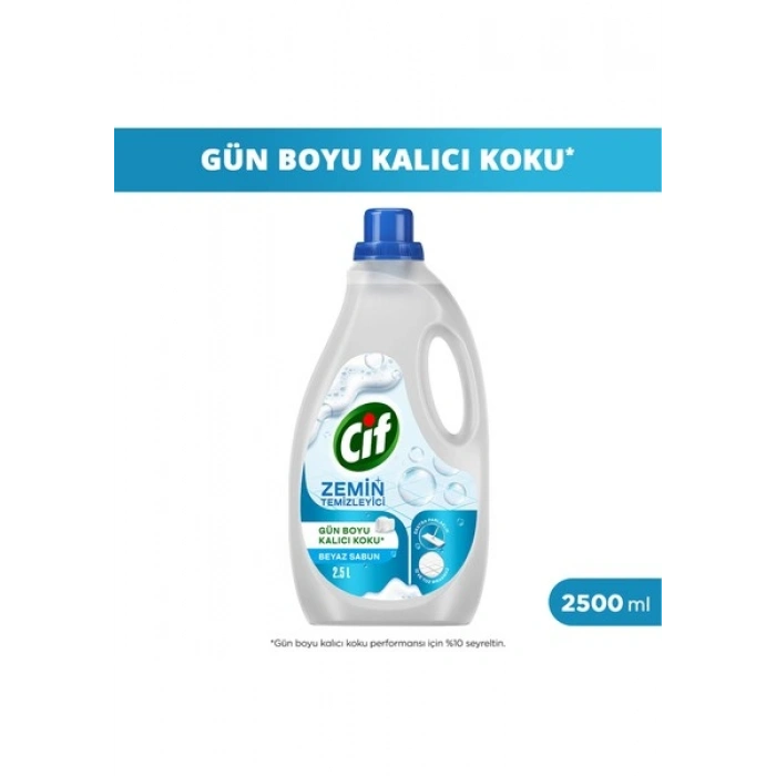 Cif Zemin Temizleyici Beyaz Sabun 2500 ml