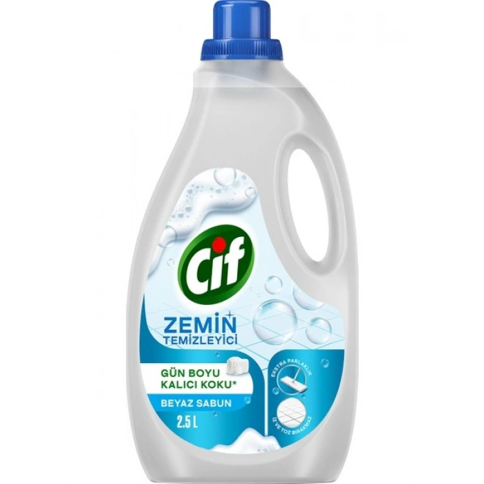 Cif Zemin Temizleyici Beyaz Sabun 2500 ml