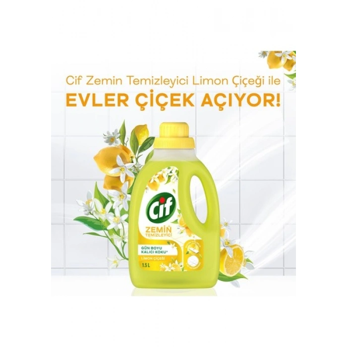 Cif Zemin Temizleyici Limon Çiçeği 1500 ml