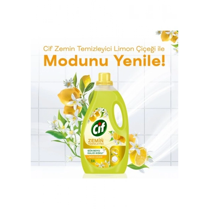 Cif Zemin Temizleyici Limon Çiçeği 2500 ml
