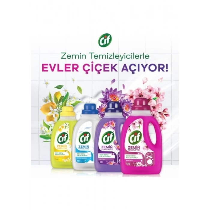 Cif Zemin Temizleyici Lotus 1500 ml
