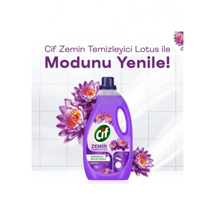 Cif Zemin Temizleyici Lotus 2500 ml