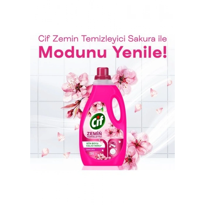 Cif Zemin Temizleyici Sakura 2500 ml