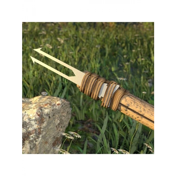 Çift Ağızlı Bushcraft Mızrak Ucu, Dayanıklı ve Kullanışlı
