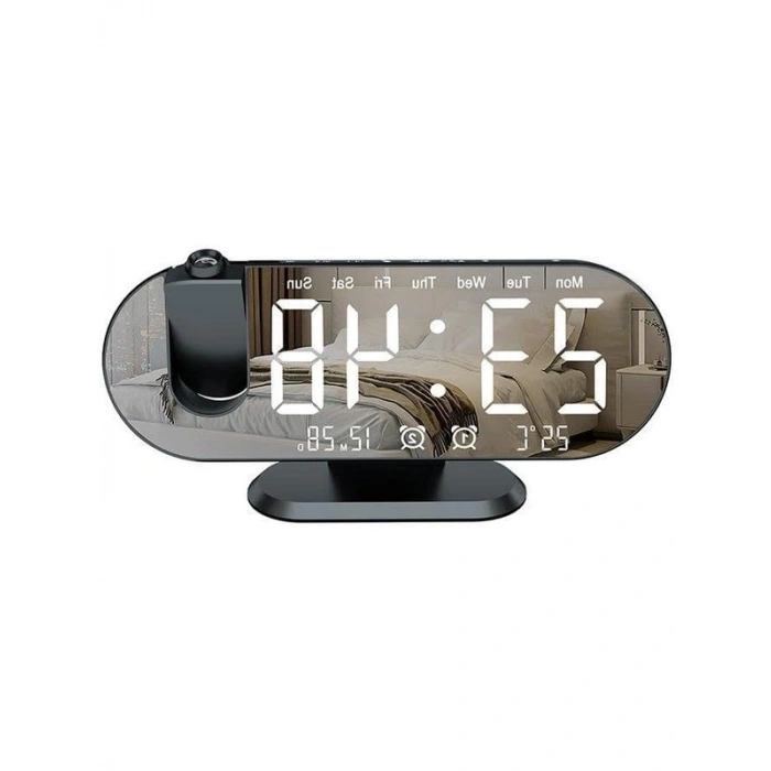 Çift Alarm Dereceli LED Masa Saati, Pratik Kullanım için