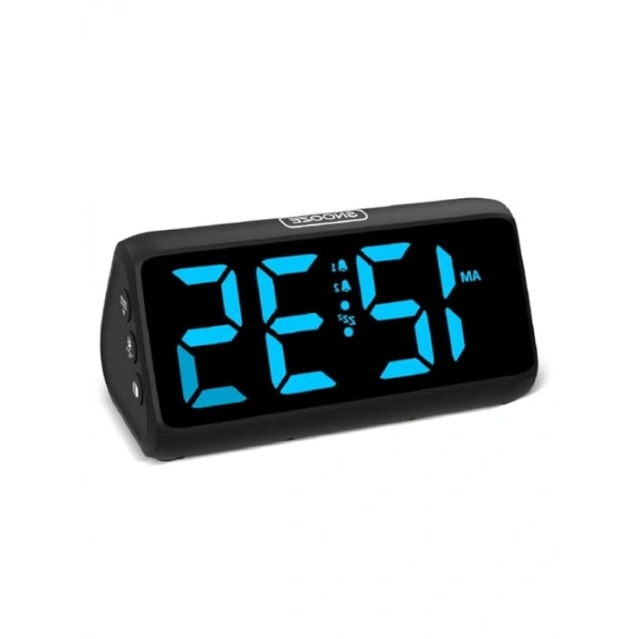 Çift alarm fonksiyonlu yüksek sesli çalar saat, LED ekran