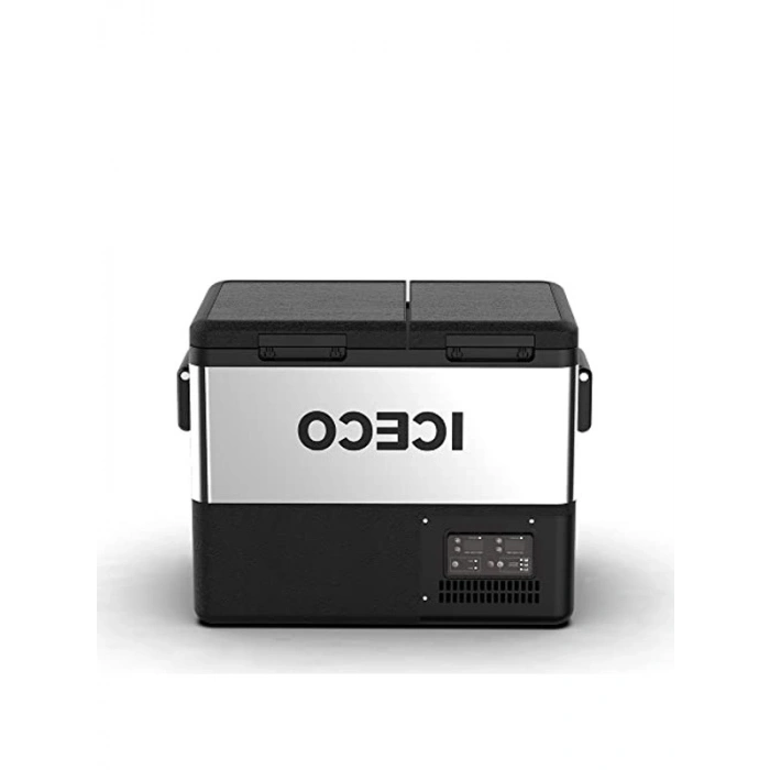 Çift Bölmeli 55 Litre Oto Buzdolabı, 12/24Volt Kompresörlü Tasarım
