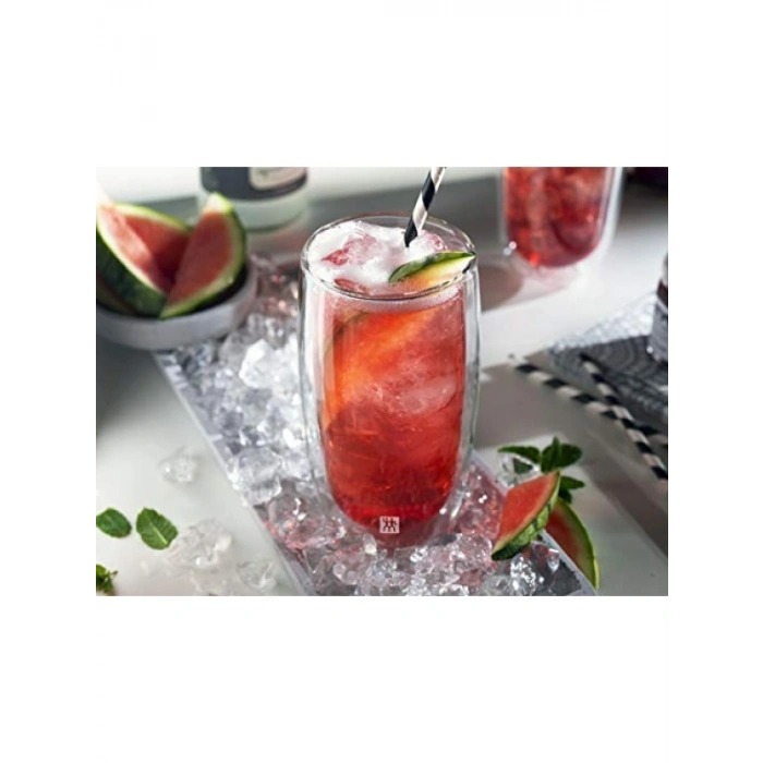 Çift Camlı 2li Soğuk İçecek Bardağı Seti, 474 ml