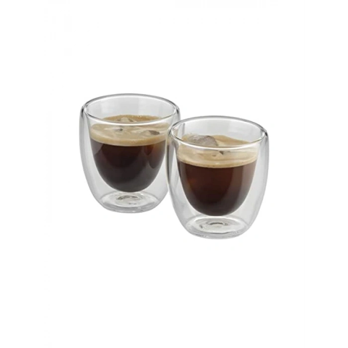 Çift Cidarlı Espresso Bardağı Seti - 2 Parça, Isı Yalıtımlı