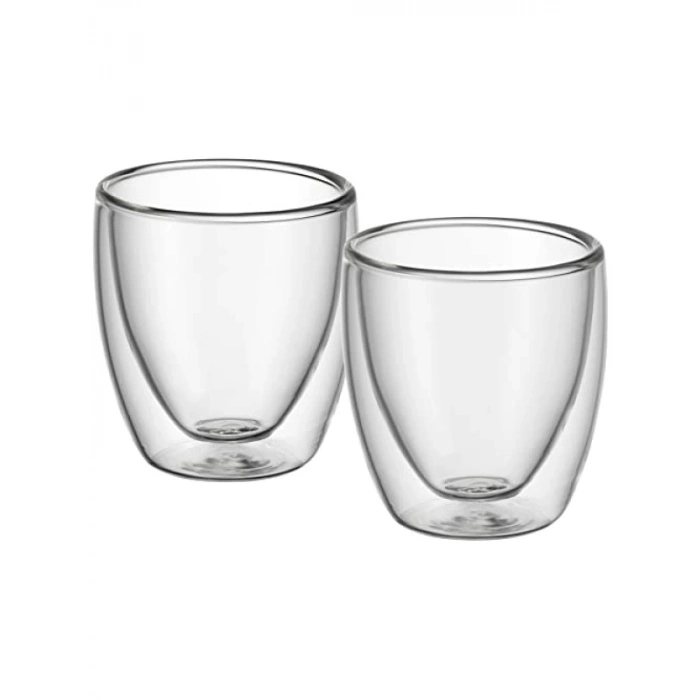 Çift Cidarlı Espresso Bardağı Seti - 2 Parça, Isı Yalıtımlı