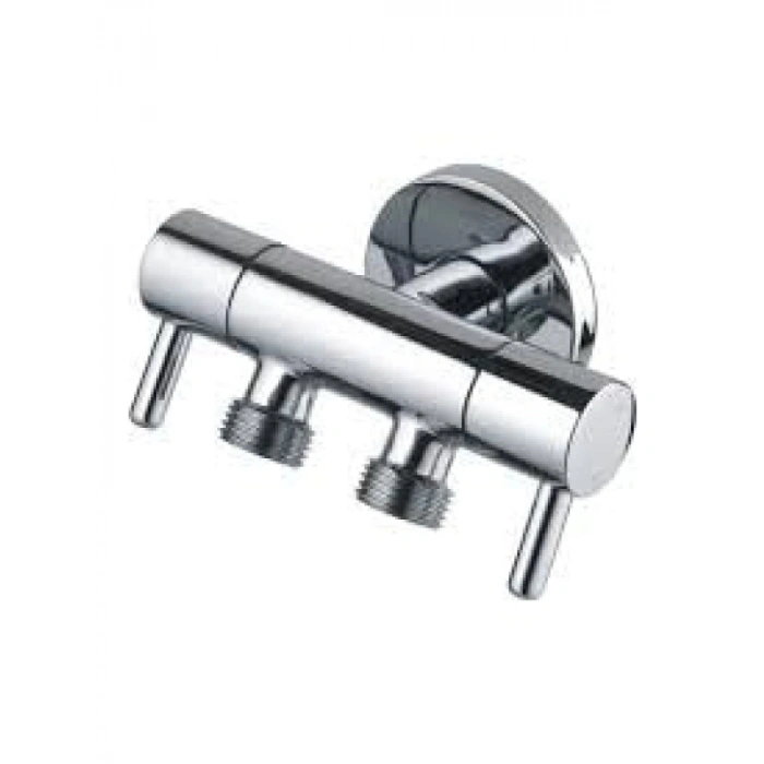 Çift Çıkışlı Duş Musluğu (1/2-1/2) Aç Kapa