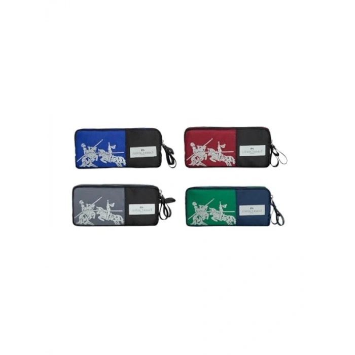 Çift Gözlü Su Geçirmez Kalem Çantası - Çok Renkli, Polyester