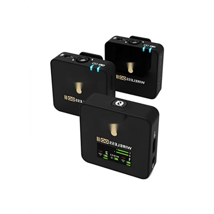 Çift Kanallı Telsiz Mikrofon Sistemi - Kayıt Edici